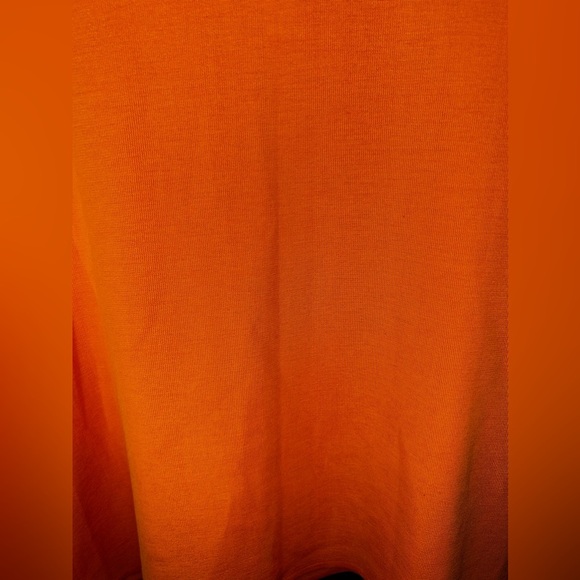 Women’s Misook Orange Designer Acrylic Polyester Sleeveless Top Size Medium - Picture 6 of 6